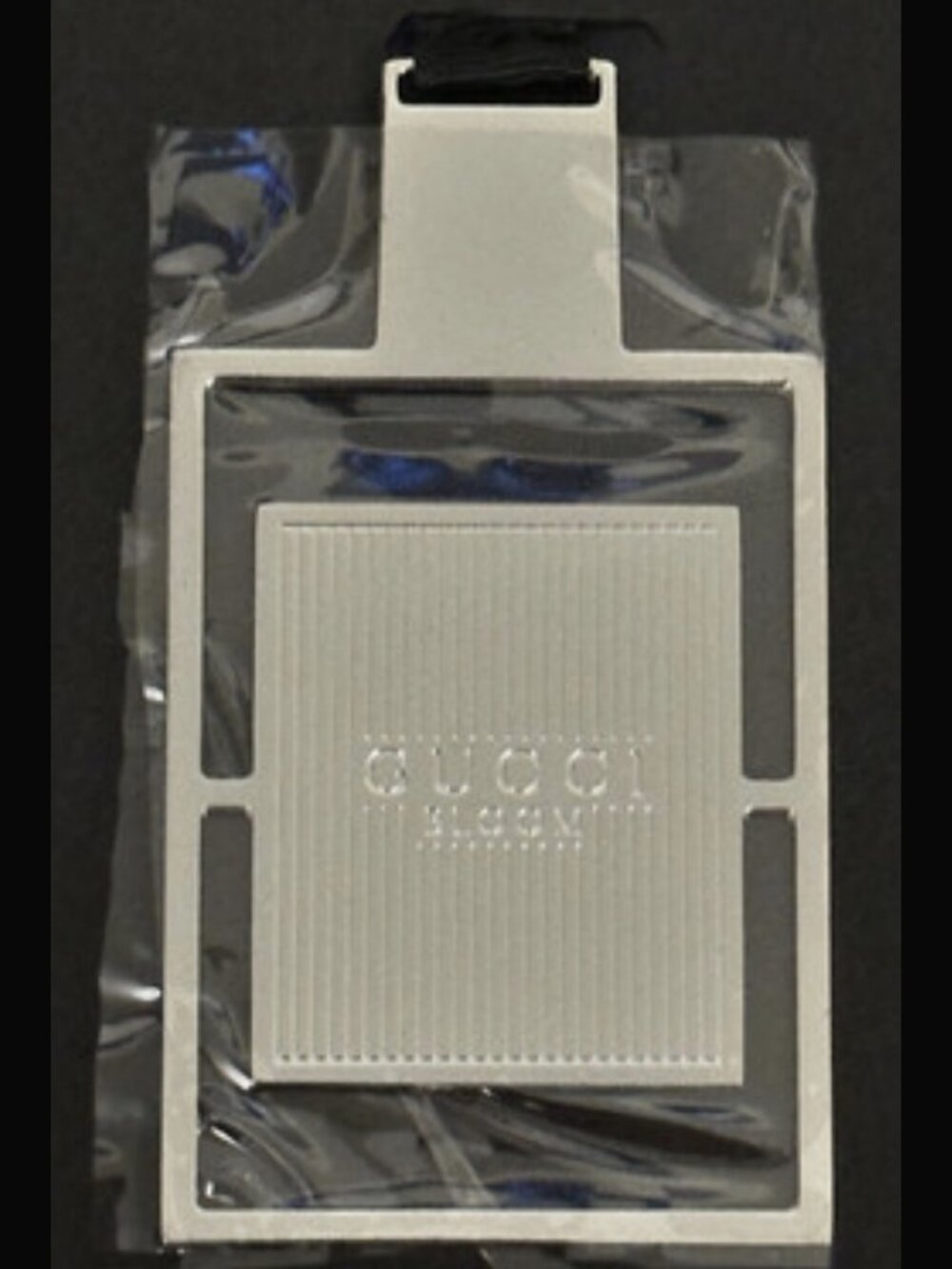 Rare Gucci Beauty Gucci Bloom Silver Bag Tag Charm Bookmark Pendant Collectable